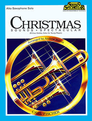 CHRISTMAS SOUNDS SPECTACULAR ALTO SAX P.O.P. cover